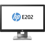 Refurbished: HP EliteDisplay E202 - VGA & HDMI & DISPLAYPORT - 20" Widescreen LCD Monitor in Black - Power and VGA cable included